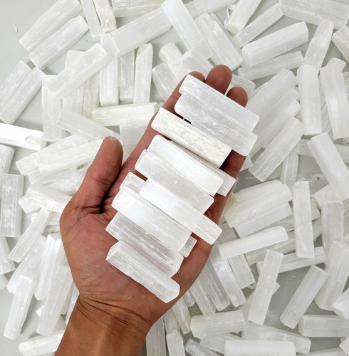 Small selenite sticks wands - selenite,