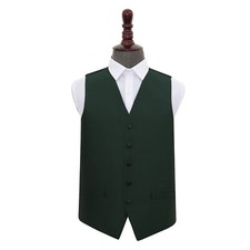 Dark Green Mens Waistcoat