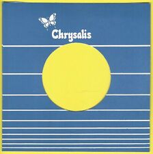CHRYSALIS RECORDS (stripe) REPRODUCTION RECORD COMPANY SLEEVES - (pack of 10)