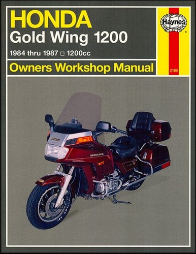 Honda gold wing gl1200 repair - gold,