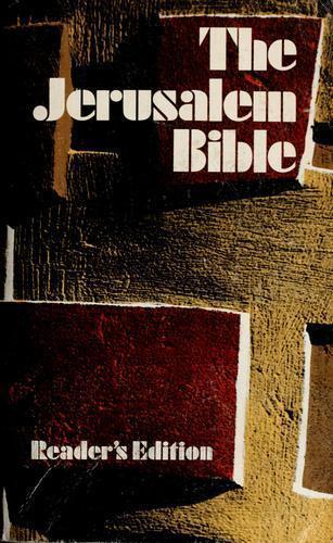The jerusalem bible - jerusalem,