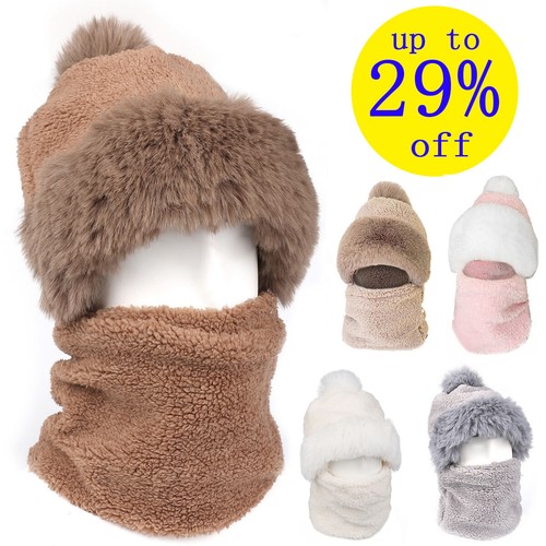 Ladies hat scarf cute - ladies,