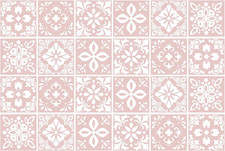 Pink Tile Stickers – 15X15Cm