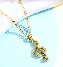 Gold Treble Clef Musical Note