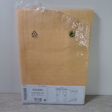 Ikea Wilma Curtains Orange Apricot Pair 145 x 265cm Each New 831.240.27 Vintage