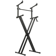 DJ Deck Stand CD Controller Mixer Laptop DJ Equipment Turntables 2 Layers Metal