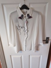 Banned Apparel Cat Blouse Size