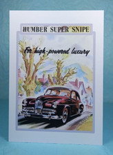 HUMBER Super Snipe - GREETING