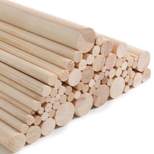 Redwood pine dowels - -, 2.4m