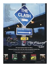 THE CLASH AUTOGRAPHED SIGNED A4 POSTER PHOTO PRINT