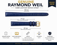 GENUINE Raymond Weil 12mm Blue