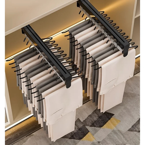 Pull out closet valet - out,