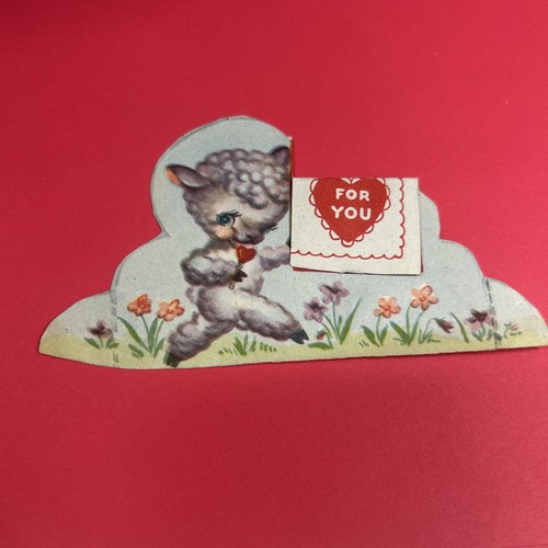 Vintage valentine card little - valentine,