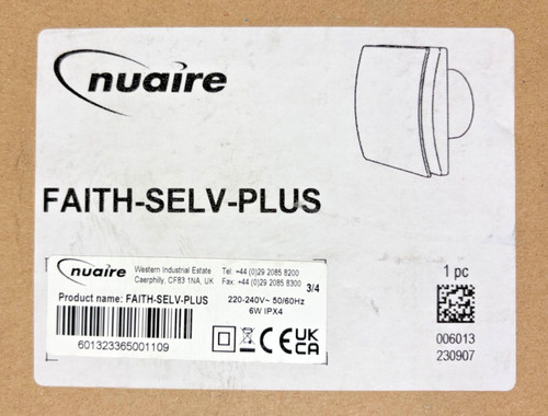 Nuaire faith selv - nuaire, faith-selv-plus