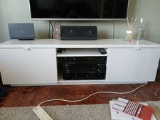 IKEA Byas White TV Cabinet Unit