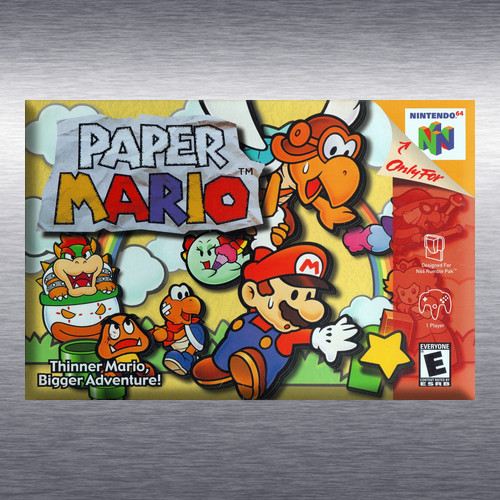 Paper mario video - mario, game