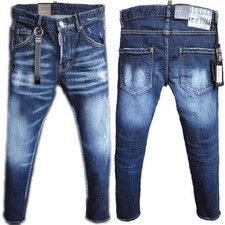 New Men's Washed Denim