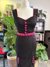 Pencil Wiggle Dress, Black &