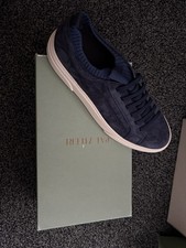 PAL Zileri Men's Blue Leather