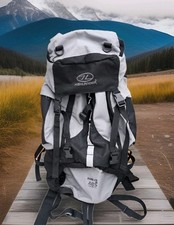 Highlander Rambler Rucksack 66L ABS Hiking Trekking Walking Backpack Bag 