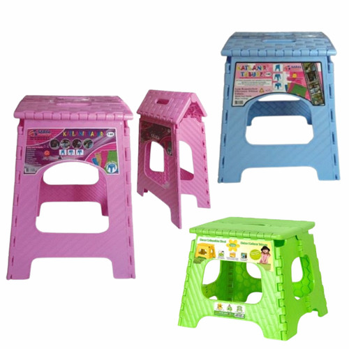 Folding step stool plastic - step,