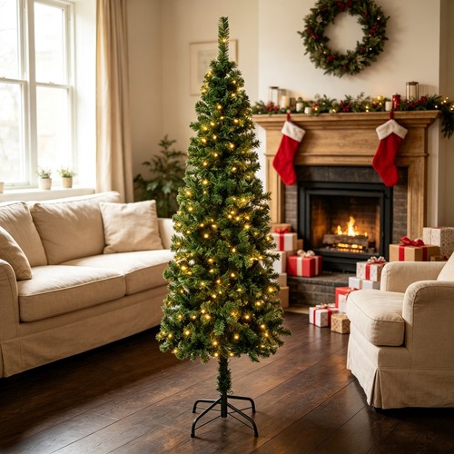 Slim pencil christmas - pencil, tree