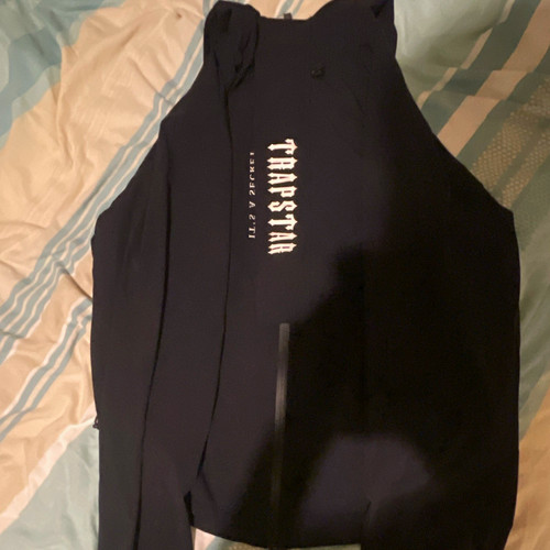 Trapstar men black full zip - black,