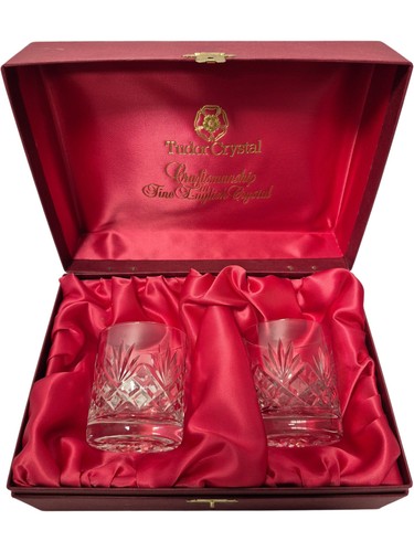 Tudor crystal whiskey glass - whiskey,