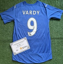 Jamie Vardy Signed Leicester
