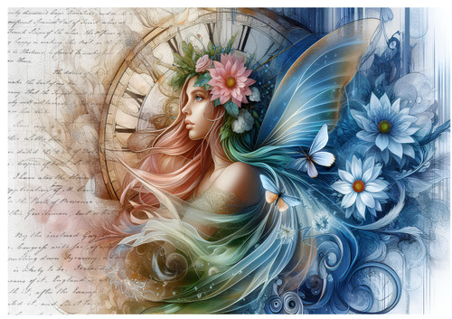 Timeless fairy pastel 1xa4 - ,