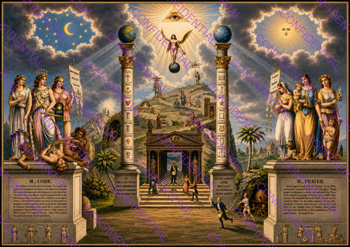 Masonic code freemasons - masonic,