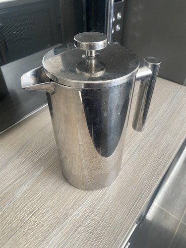Stainless steel cafetiere - stainless,