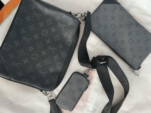 Louis vuitton black leather - louis,