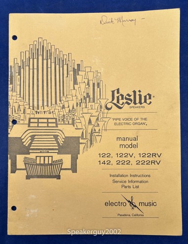 Original leslie speaker - original,