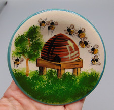 GRISELDA HILL WEMYSS WARE BEEHIVE PATTERN PIN DISH / TRAY