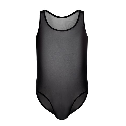 Men one piece vest mesh - one-piece,