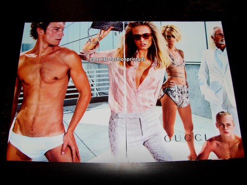 Vintage gucci page - 4-page, print