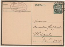 Postal Stationery Germany German Empire, 1934. Freiberg to Leipzig. Rich Hassert