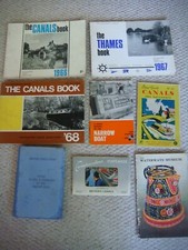 1960s The Canals Books/The Thames Book/British Canoe Union/Narrow Boats + Others