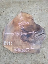 English Black Walnut Live Edge Slab Air Dried Hardwood Table Top (B193)