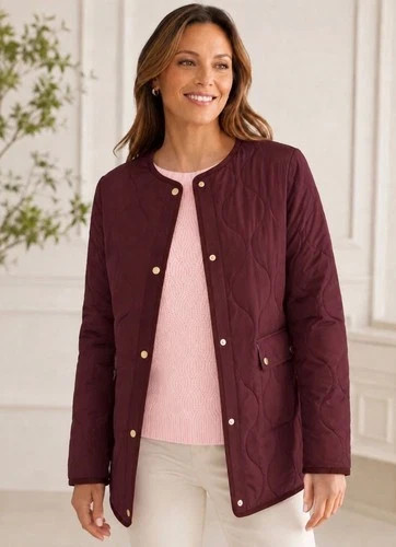 Talbots new women quilted - new,