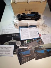 Franklin Mint RARE 1929 Rolls Royce Phantom 1, Box, tag, nameplate, paperwork EC