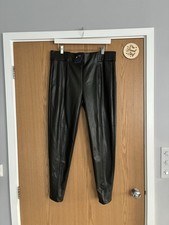 M&S Black Faux Leather