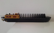 Vintage NARROW BOAT Hand Made Wooden Model Canal Boat CD holder