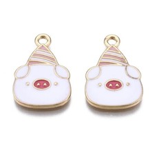 10 Cute White Party Pig Shaped