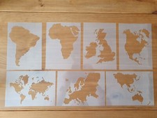 World Map Atlas, Africa, Asia