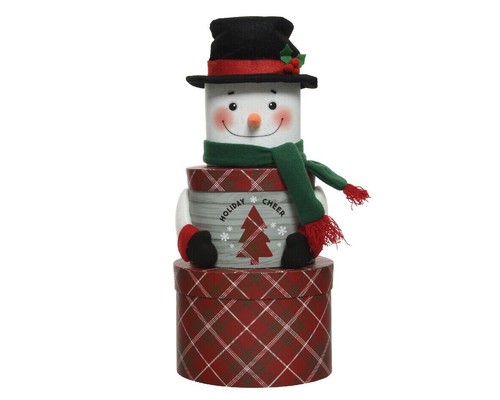 Snowman gift box christmas - box, |