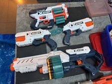 Bundle Joblot X4 Zuru X-Shot Foam Dart Blasters Excel Xcess Toys