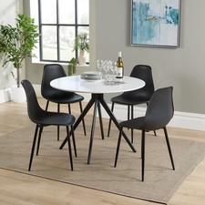 Aspen White Round Table and
