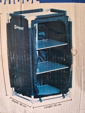 outwell Barbados camping wardrobe also good for garage storage 4  shelves